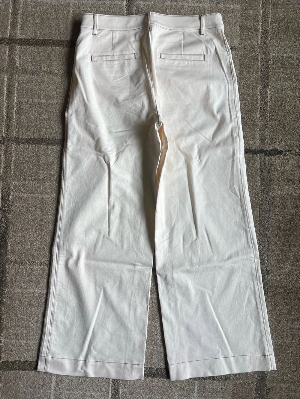 LOFT Palmer Wide Leg Women’s Pants, Size 10, off white cream Like New - Picture 11 of 11